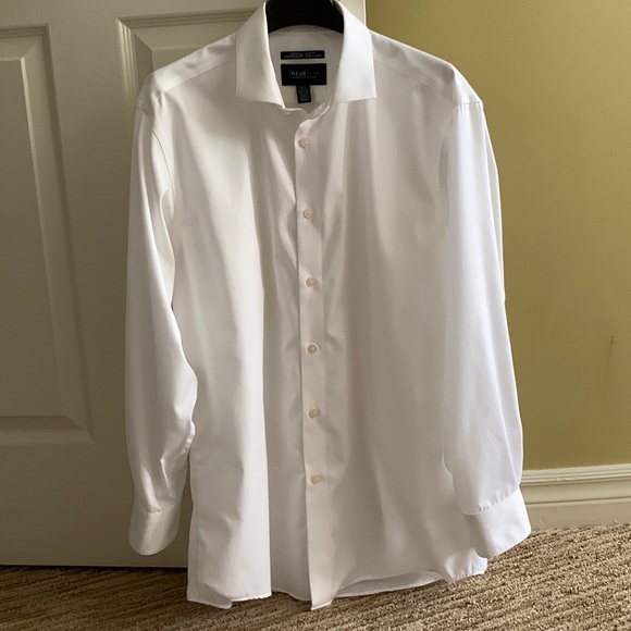 Men’s Kenneth Cole White Dress Shirt - Picture 1 of 4